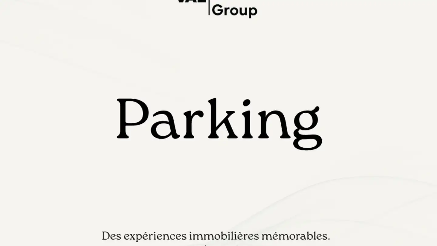 Underground parking space for rent - Avenue Ritz 31, 1950 Sion