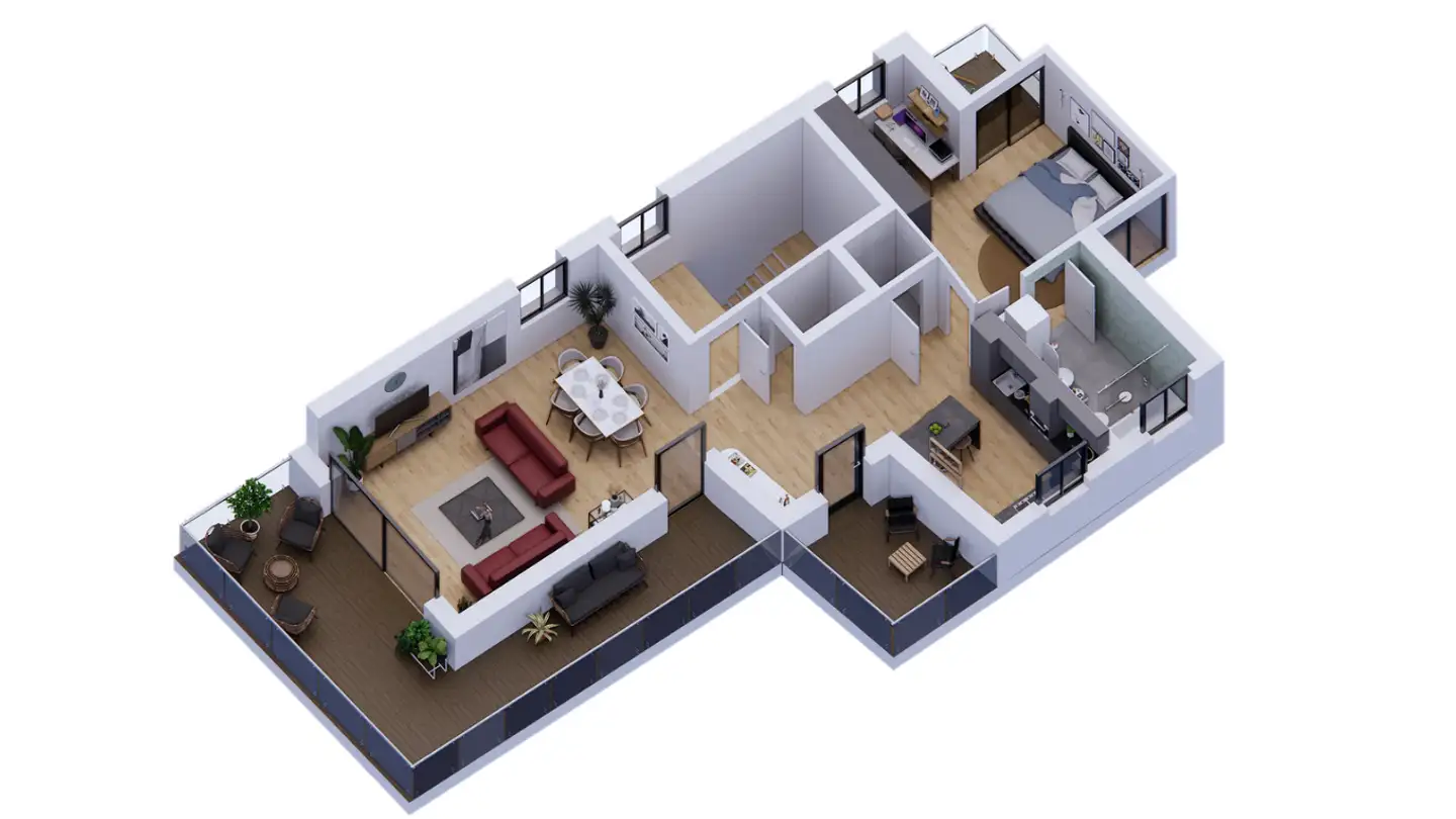 Penthouse kaufen - Rue Des Sapins 3, 2610 St-Imier - Foto 4