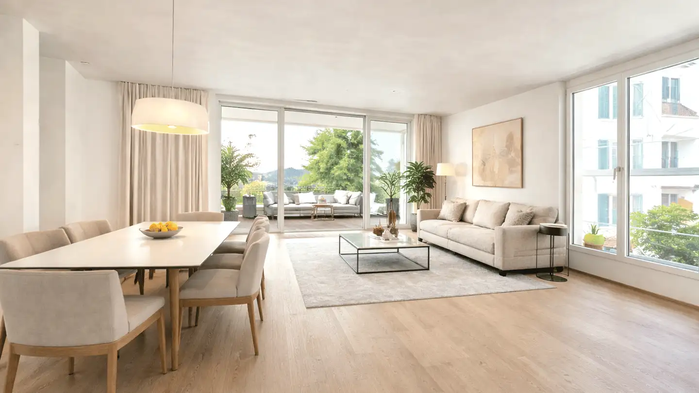 Appartement à louer - 8917 Oberlunkhofen