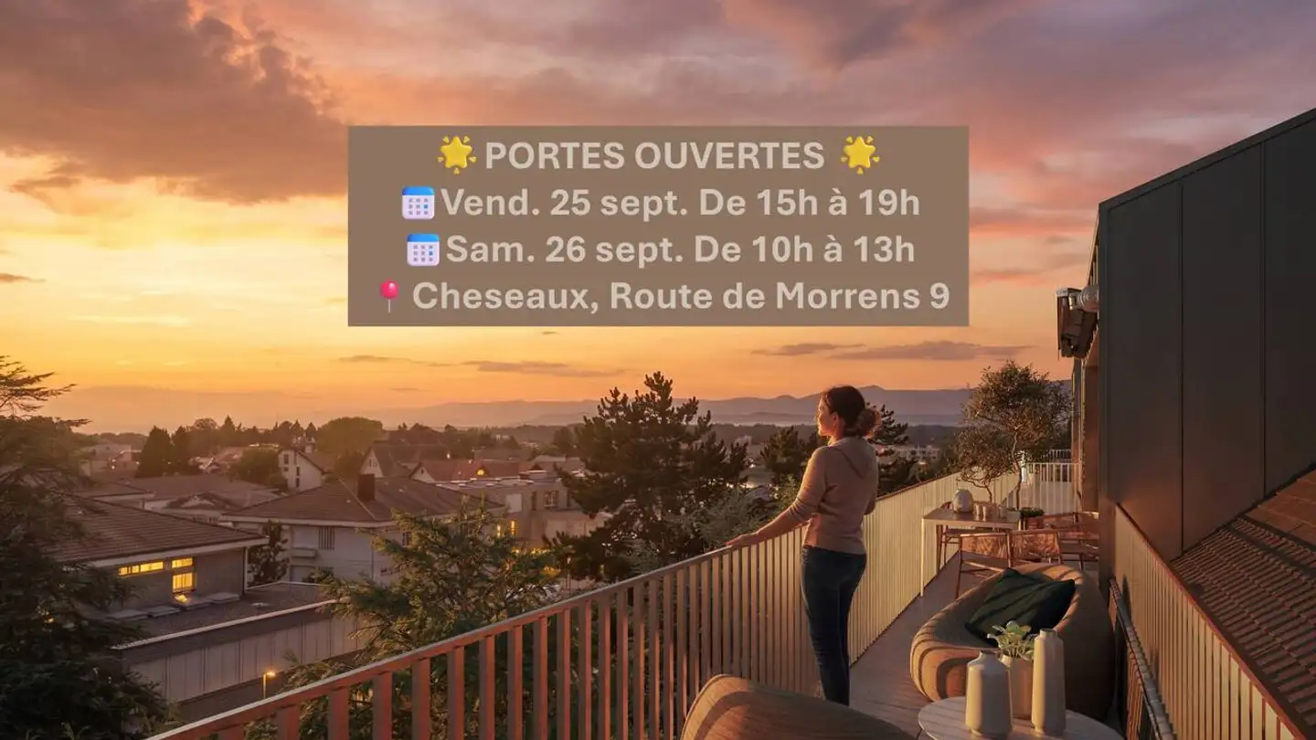 Attique à vendre - 1033 Cheseaux-sur-Lausanne