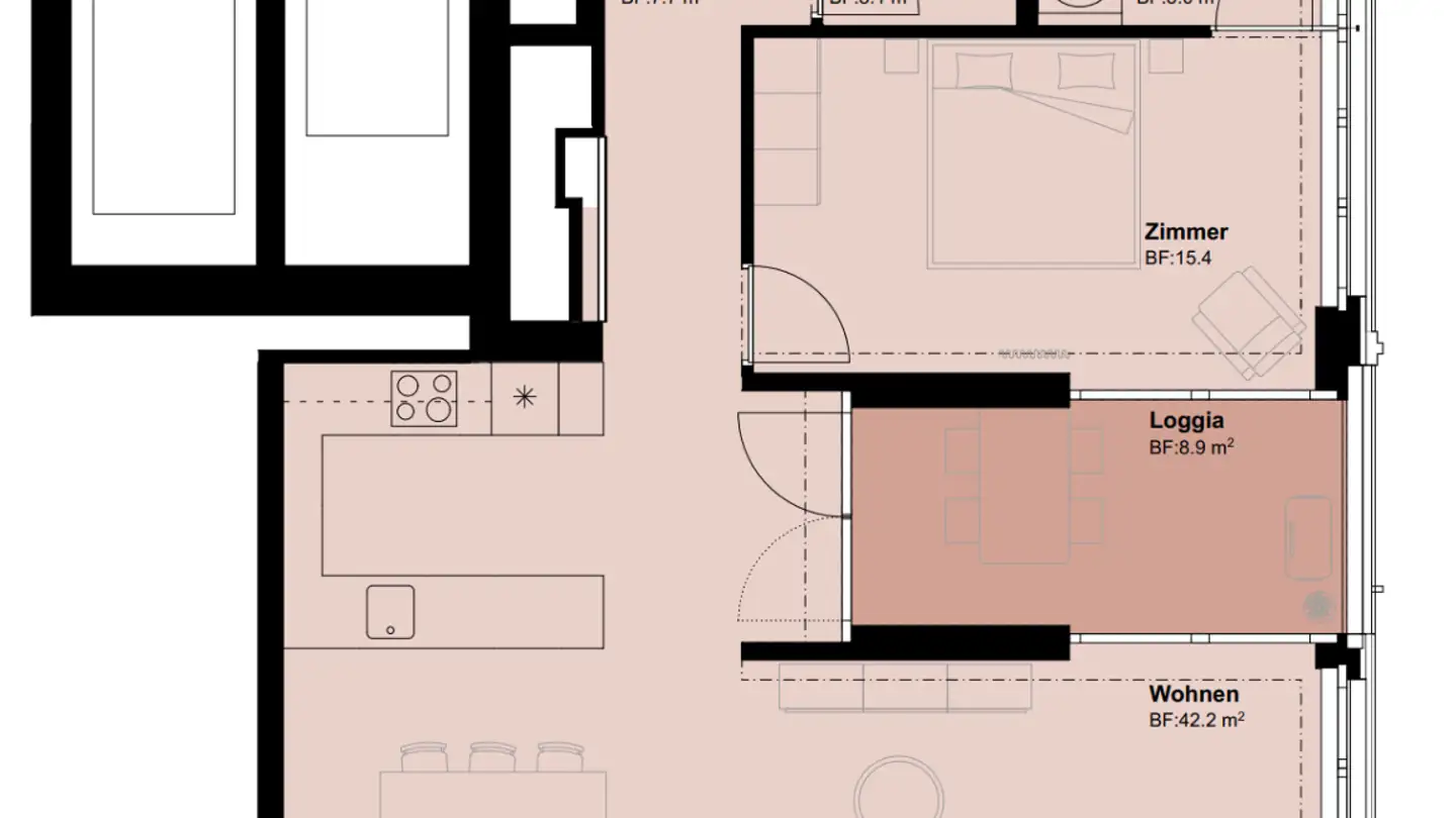 Appartamento in affitto - Hohlstrasse 440a, 8048 Zürich - Foto 2