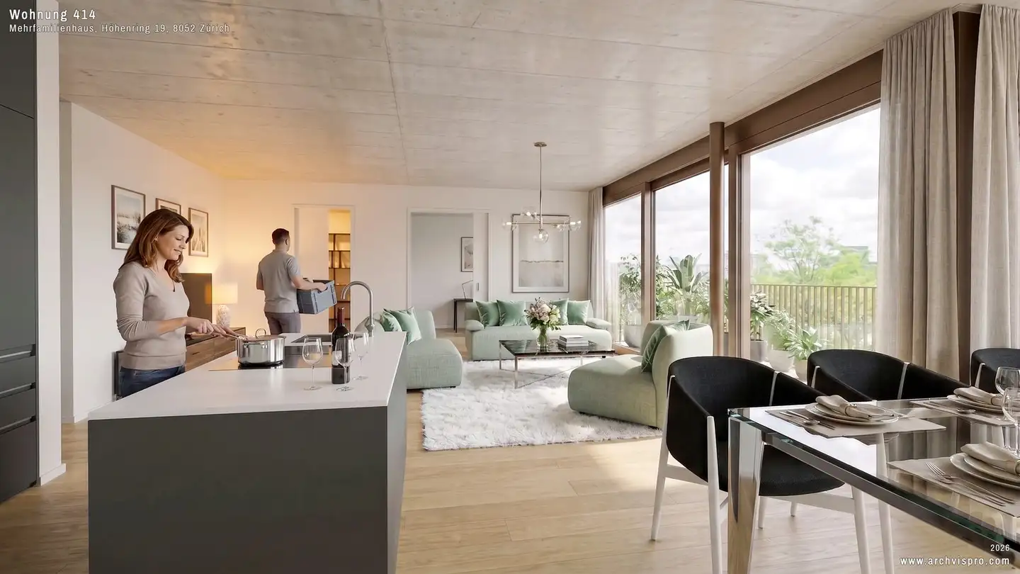 Appartement à louer - Höhenring 19, 8052 Zürich - Photo 4
