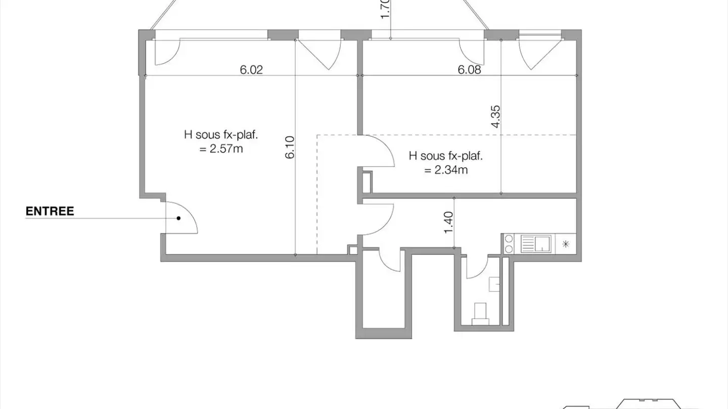 Commercial à louer - Rue De La Faucille 14, 1201 Genève - Photo 4