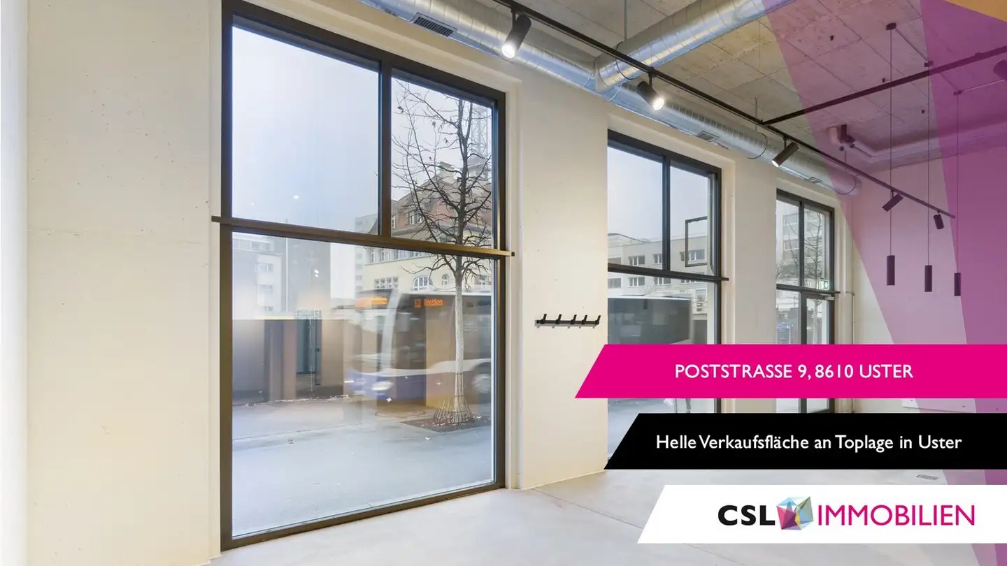 Shop for rent - Poststrasse 9, 8610 Uster