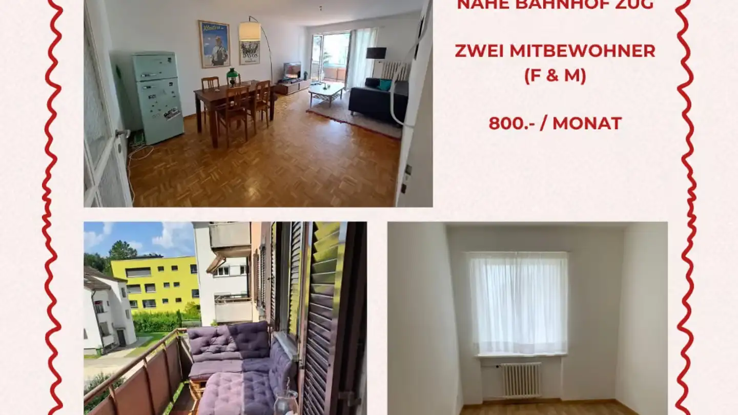 Chambre à louer - Lüssiweg, 6300 Zug