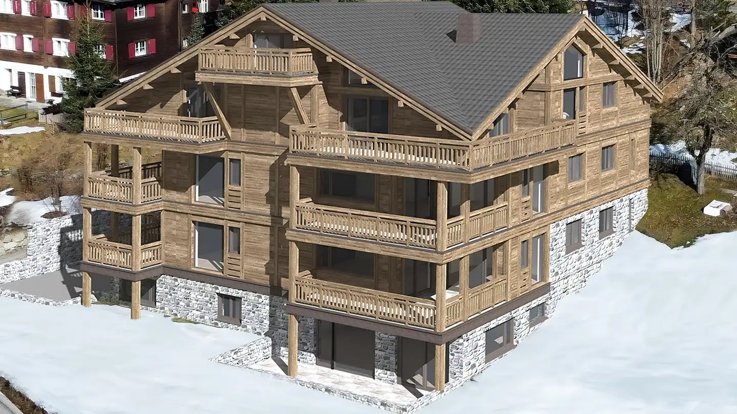 Duplex à vendre - Serneuserstrasse 17, 7249 Serneus