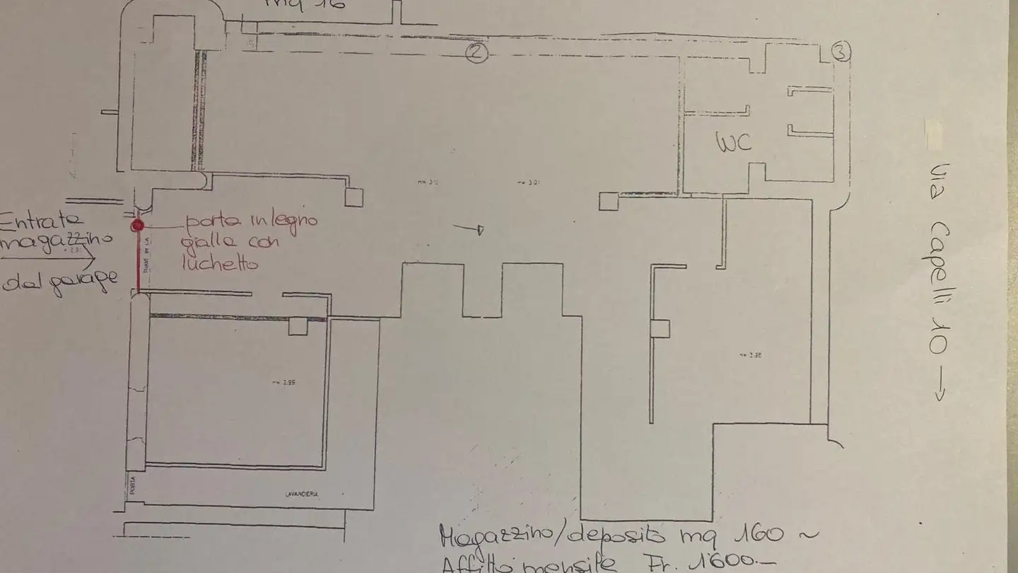 Espace de stockage à louer - Via Pietro Capelli 10, 6900 Lugano