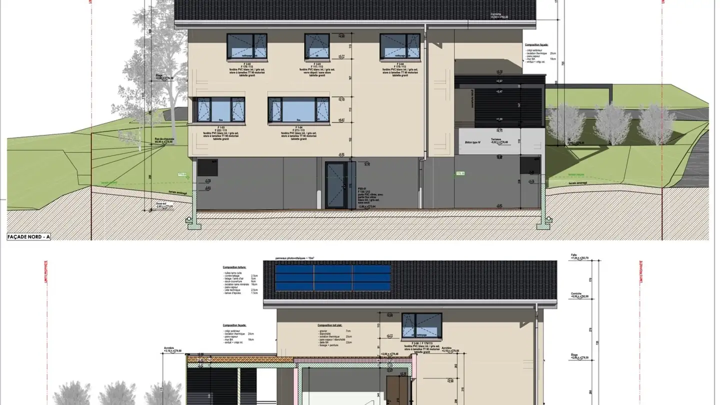 Maison en terrasse à louer - Chemin Du Closy, 1692 Massonnens