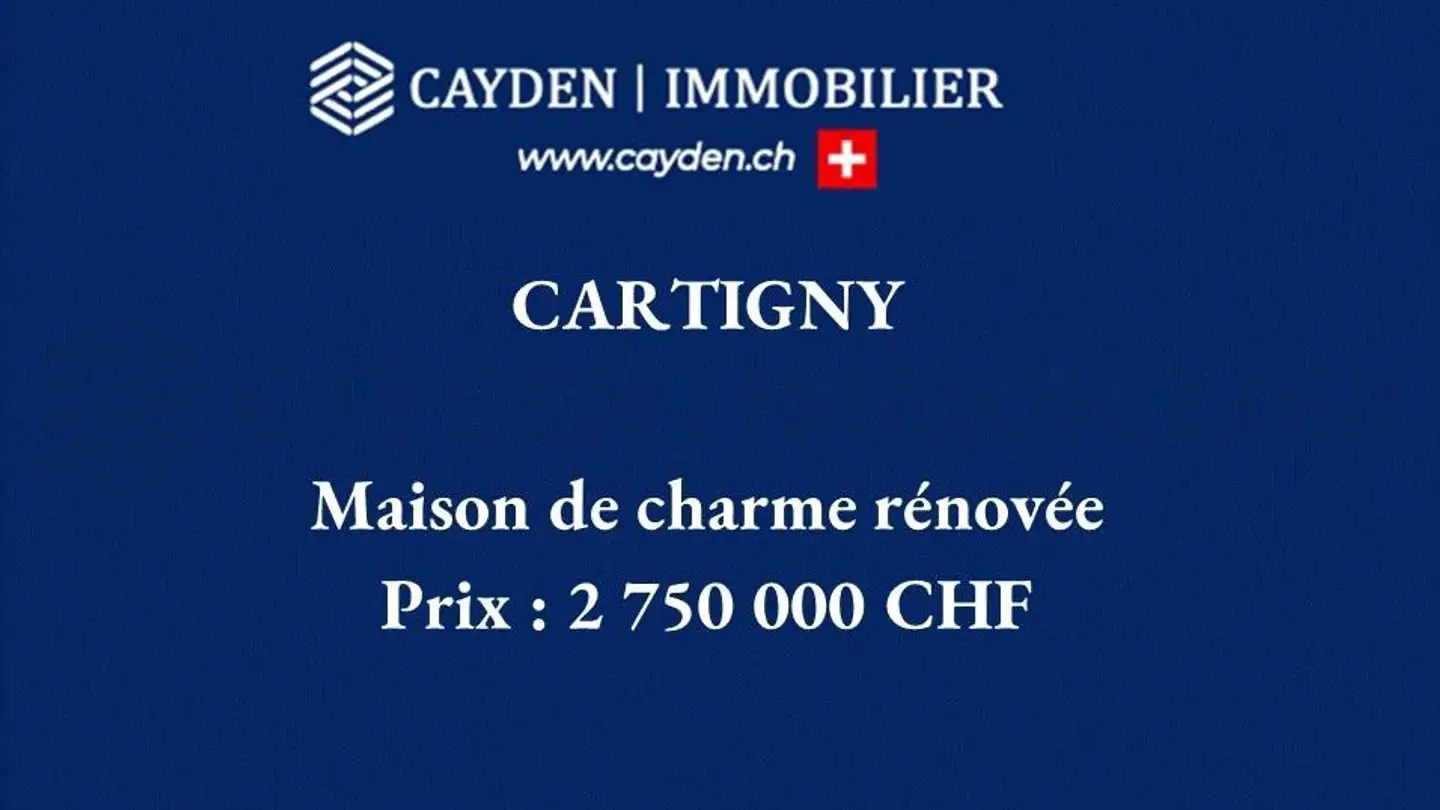 Single house for sale - 1236 Cartigny