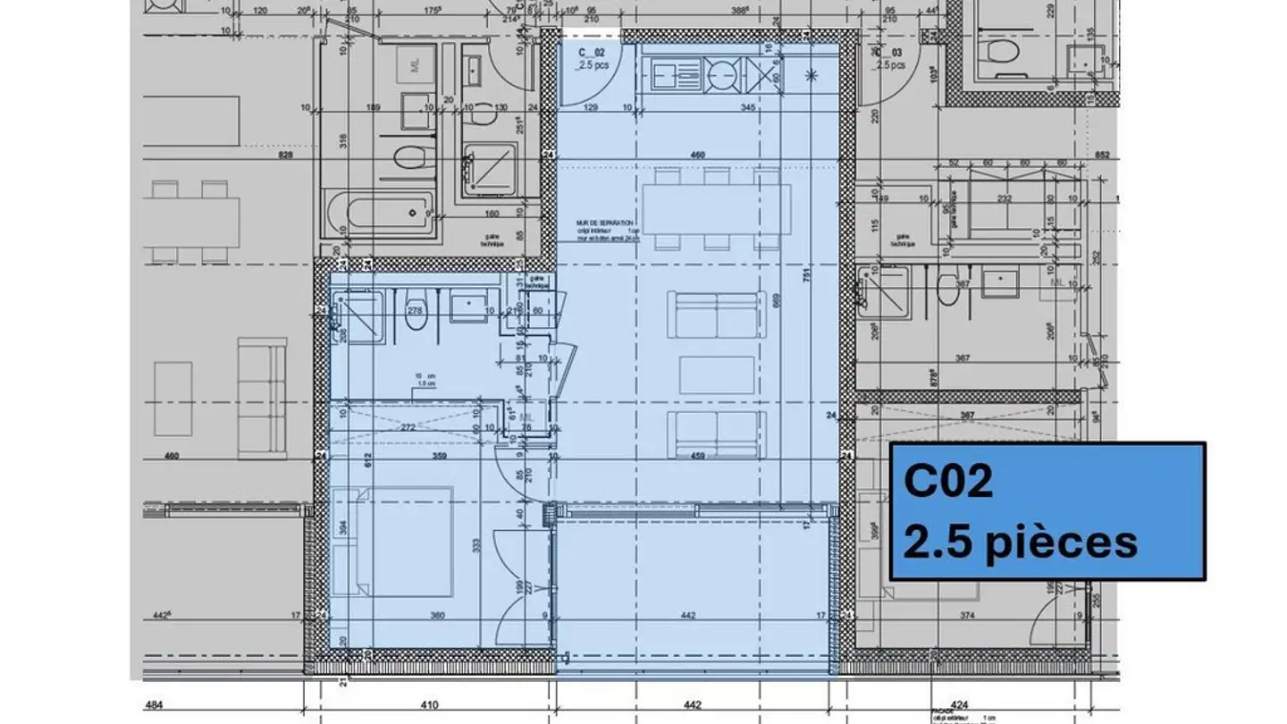 Appartement à louer - Route Du Pont-Rouge 1a, 1870 Monthey - Photo 3