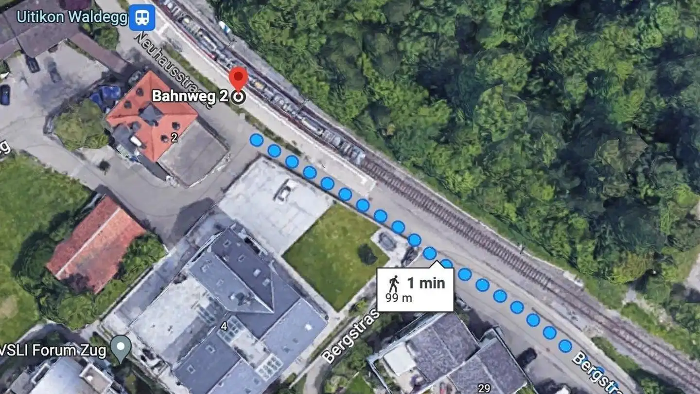 Garage double à louer - Bergstrasse 25, 8142 Uitikon Waldegg