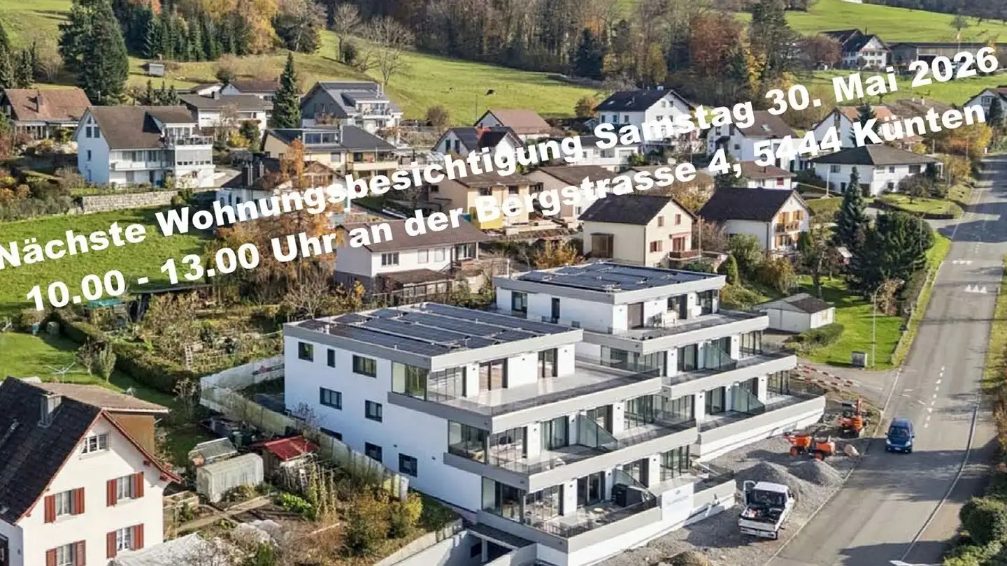 Terrassenwohnung kaufen - Bergstrasse 4a, 5444 Künten