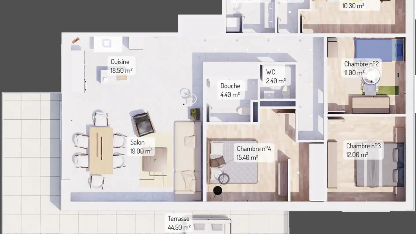 Appartement à vendre - Crêt Debély 21, 2053 Cernier - Photo 2