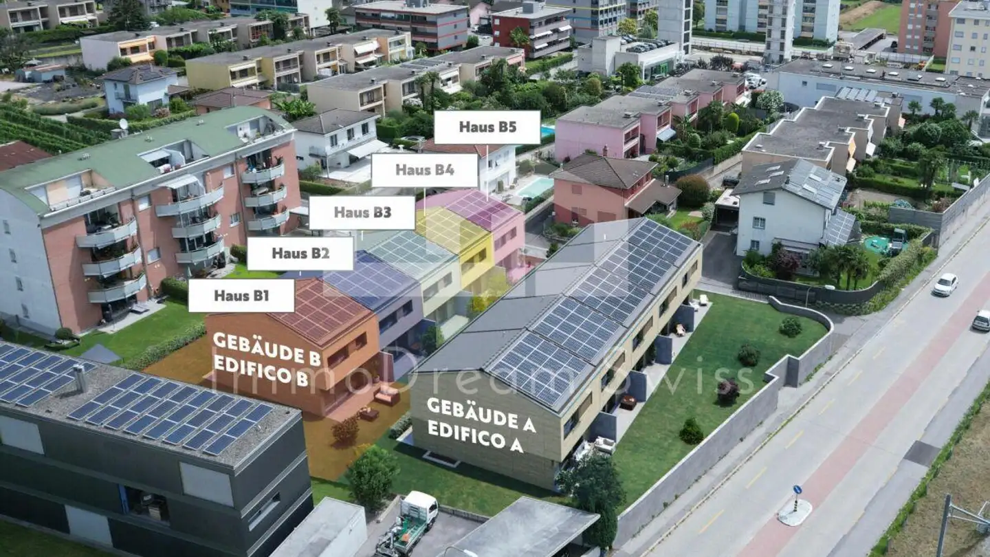 Casa a schiera in vendita - Via San Gottardo, 6596 Gordola