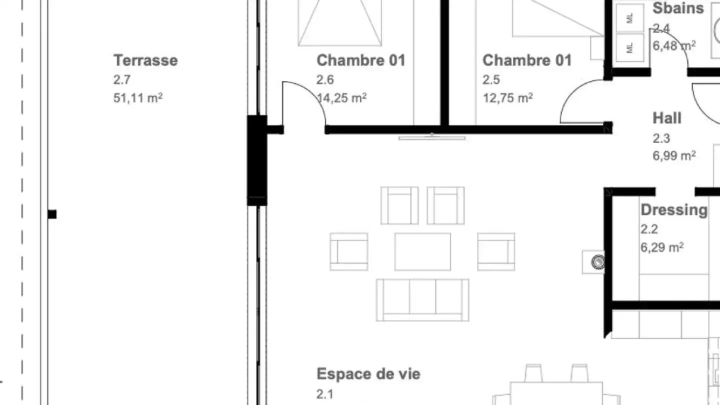 Attique à vendre - Route De Payerne 18, 1532 Fétigny - Photo 2