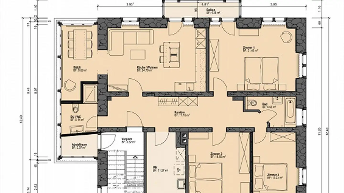 Apartment for rent - Via Dalla Staziun 20, 7130 Ilanz