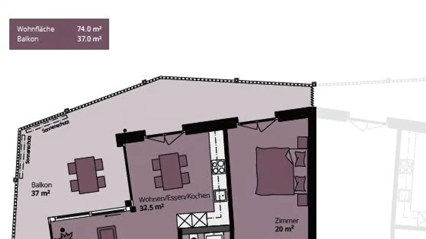 Appartamento in affitto - Jungfraustrasse 6, 4665 Oftringen - Foto 4