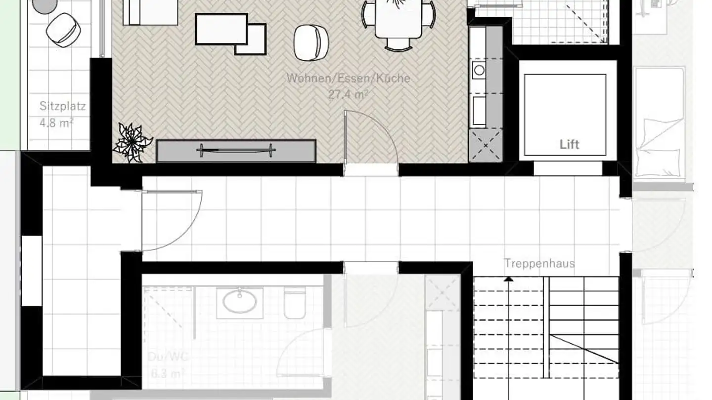 Appartamento in affitto - Allmendstrasse 4, 8304 Wallisellen - Foto 3