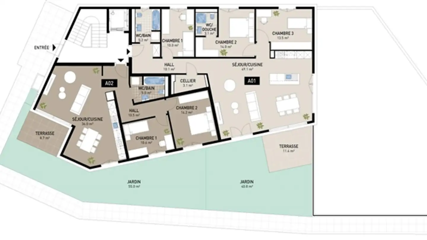 Apartment for sale - 1616 Attalens - Photo 4