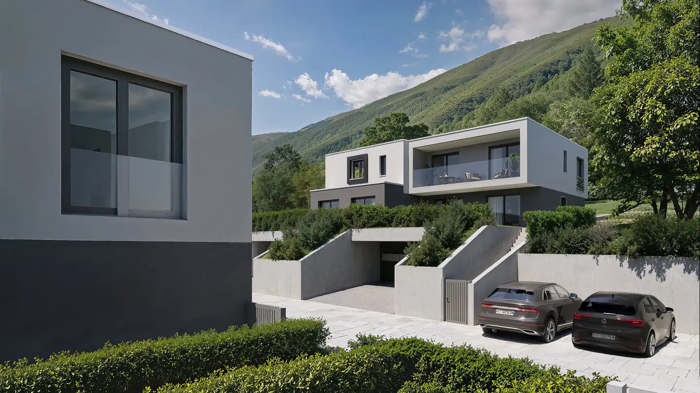 Maison jumelle à vendre - Via San Rocco 3, 6930 Bedano - Photo 2