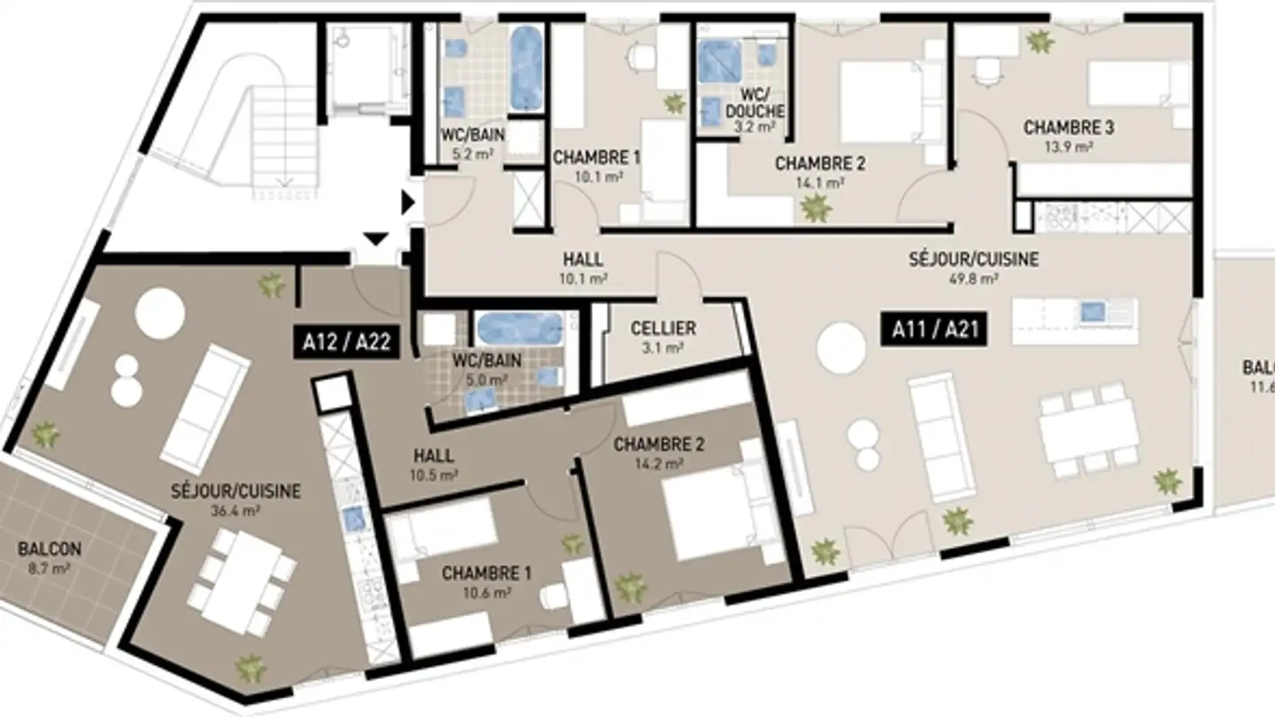 Appartamento in vendita - 1616 Attalens - Photo 3