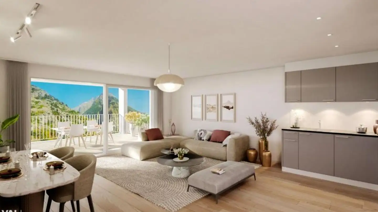 Appartement à louer - Kantonsstrasse 417, 3900 Gamsen - Photo 2