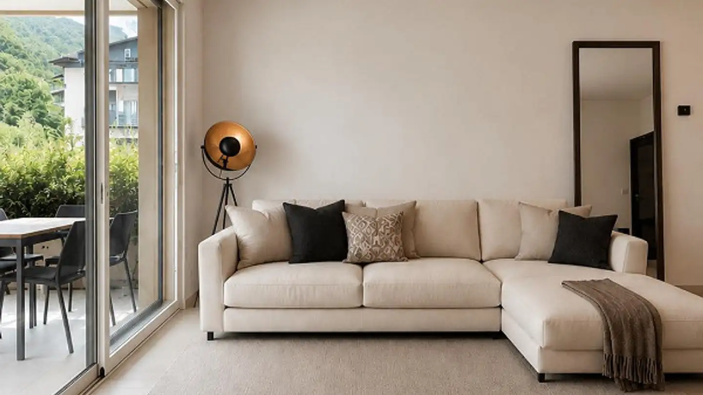 Appartement en terrasse à louer - Via Del Battistone 3, 6533 Lumino - Photo 2