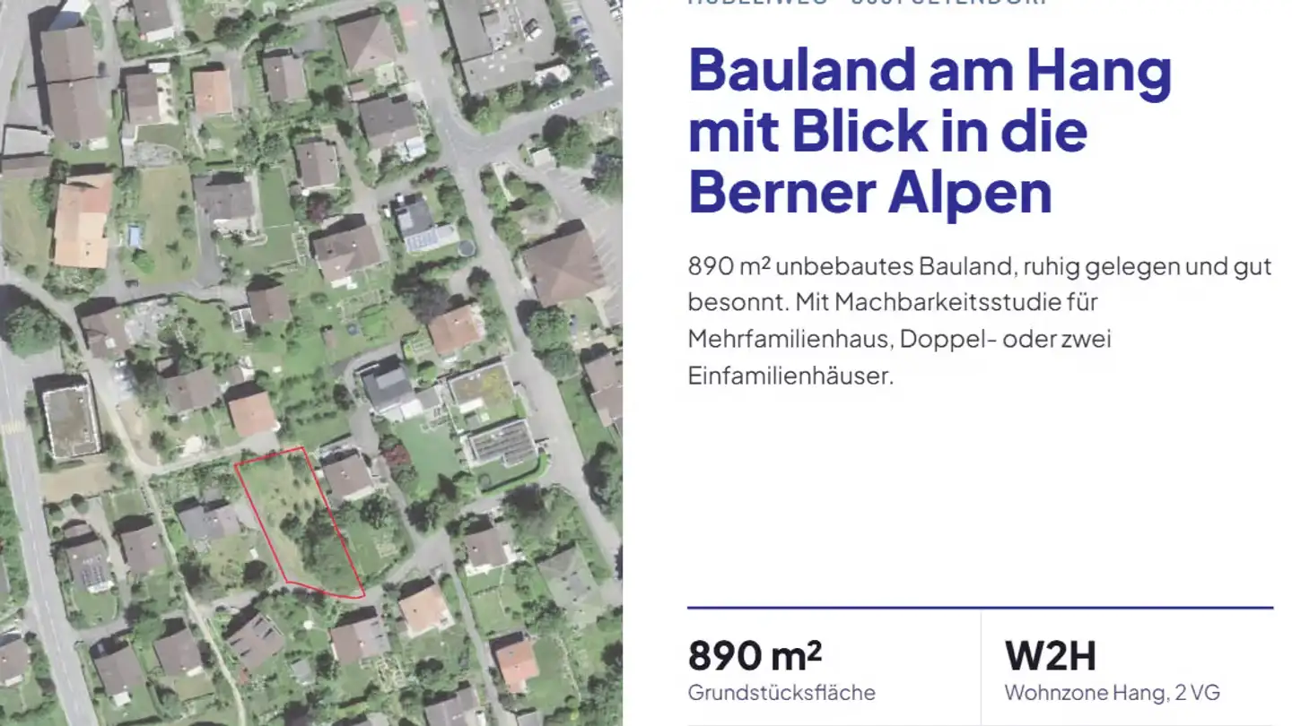 Bauland kaufen - Hübeliweg, 3661 Uetendorf