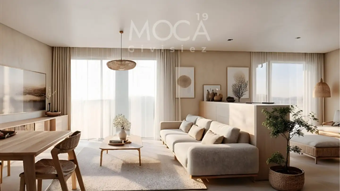 Wohnung mieten - Route Du Mont-Carmel 19, 1762 Givisiez - Foto 4