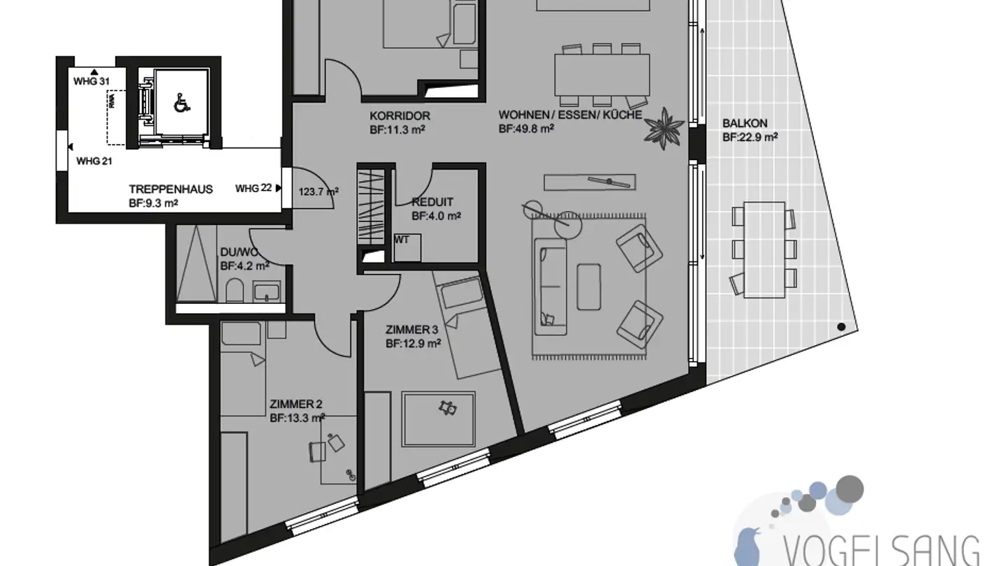 Apartment for rent - Lauffohrstrasse 3, 5412 Vogelsang AG - Photo 2