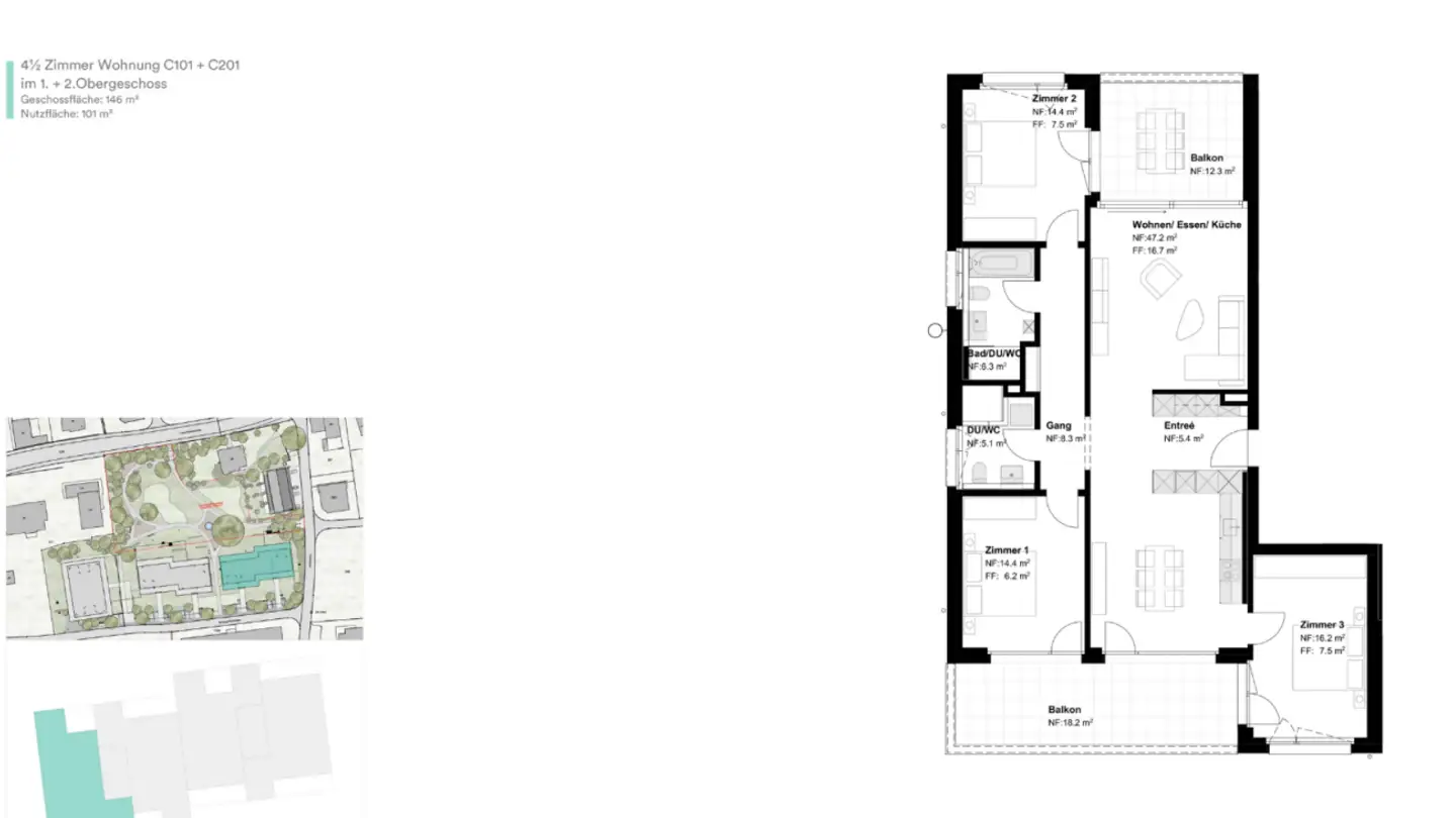 Appartamento in affitto - Rosengartenstrasse, 8555 Müllheim Dorf - Photo 3