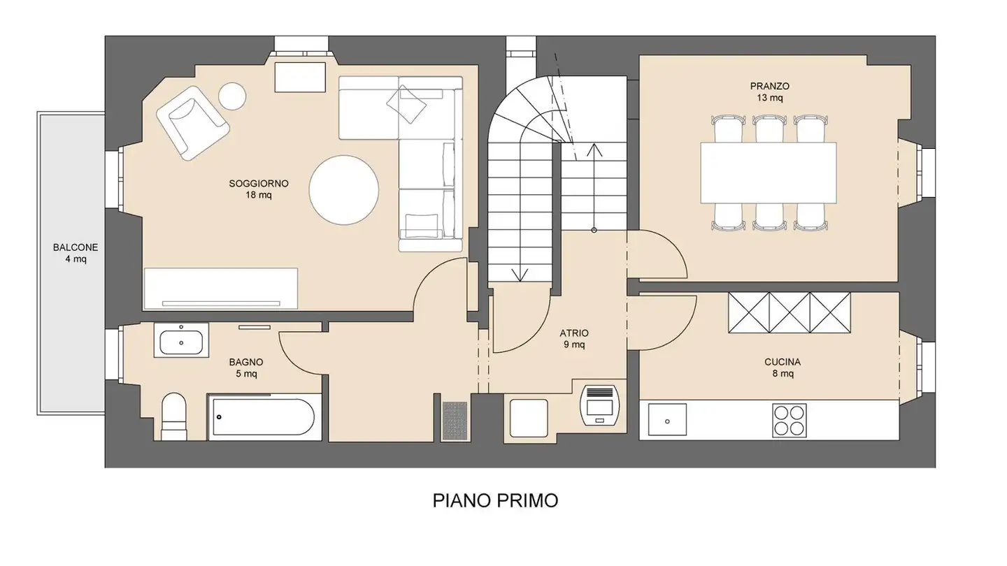 Appartement à louer - Via Lüera 7, 6825 Capolago - Photo 2