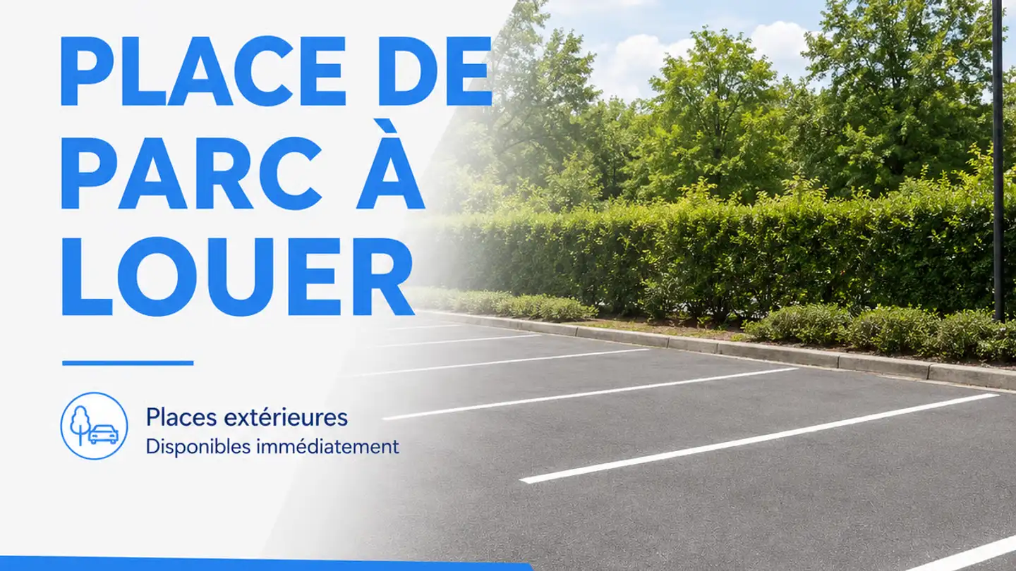 Place de parking extérieure à louer - 1022 Chavannes-près-Renens