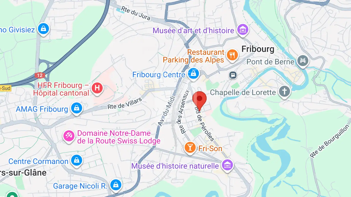 Single garage for rent - Boulevard de Pérolles 24, 1700 Fribourg