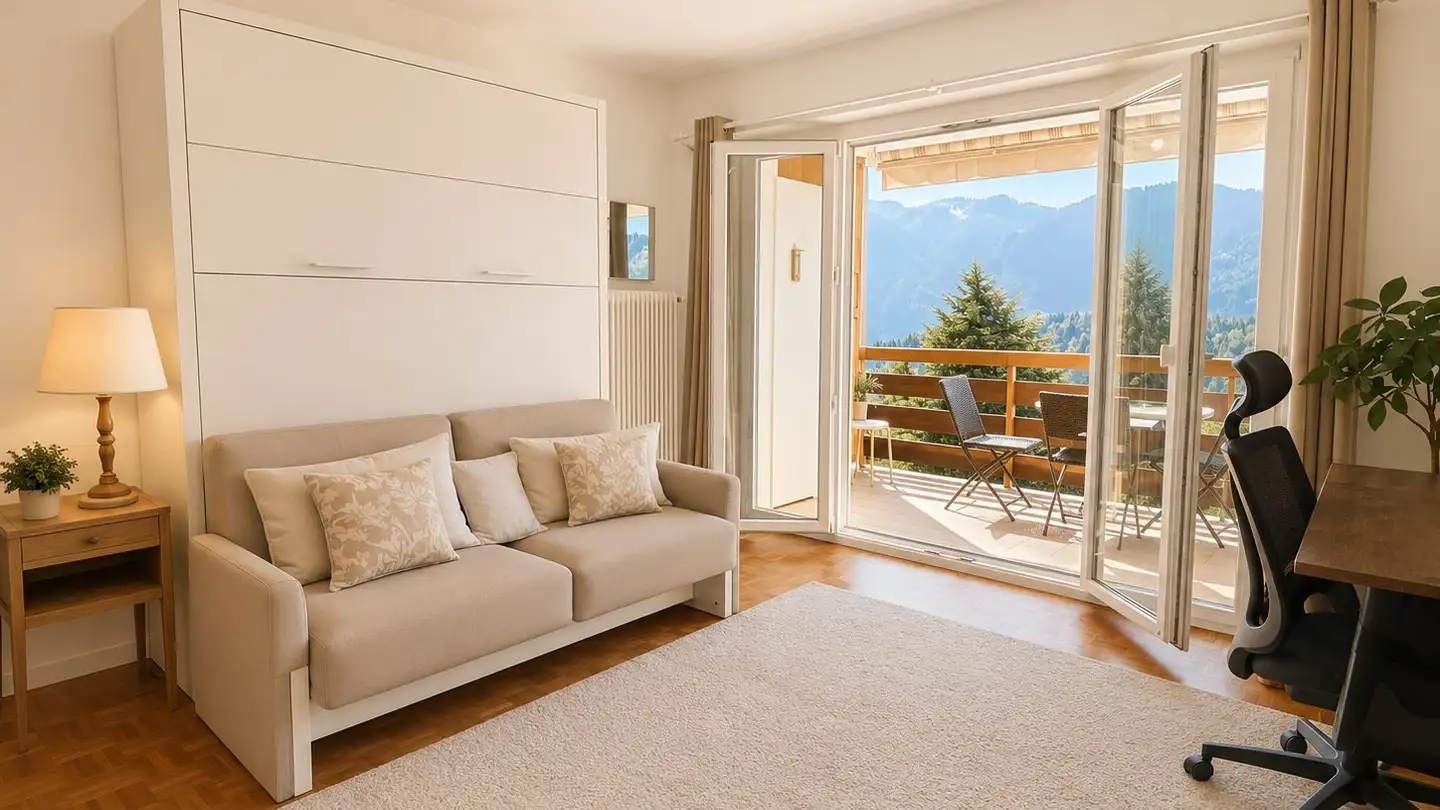 Studio for rent - Route De La Cité 15, 1854 Leysin - Photo 2