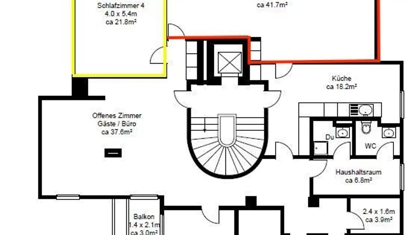 Stanza singola in affitto - Bürglistrasse 8, 8002 Zürich - Foto 3