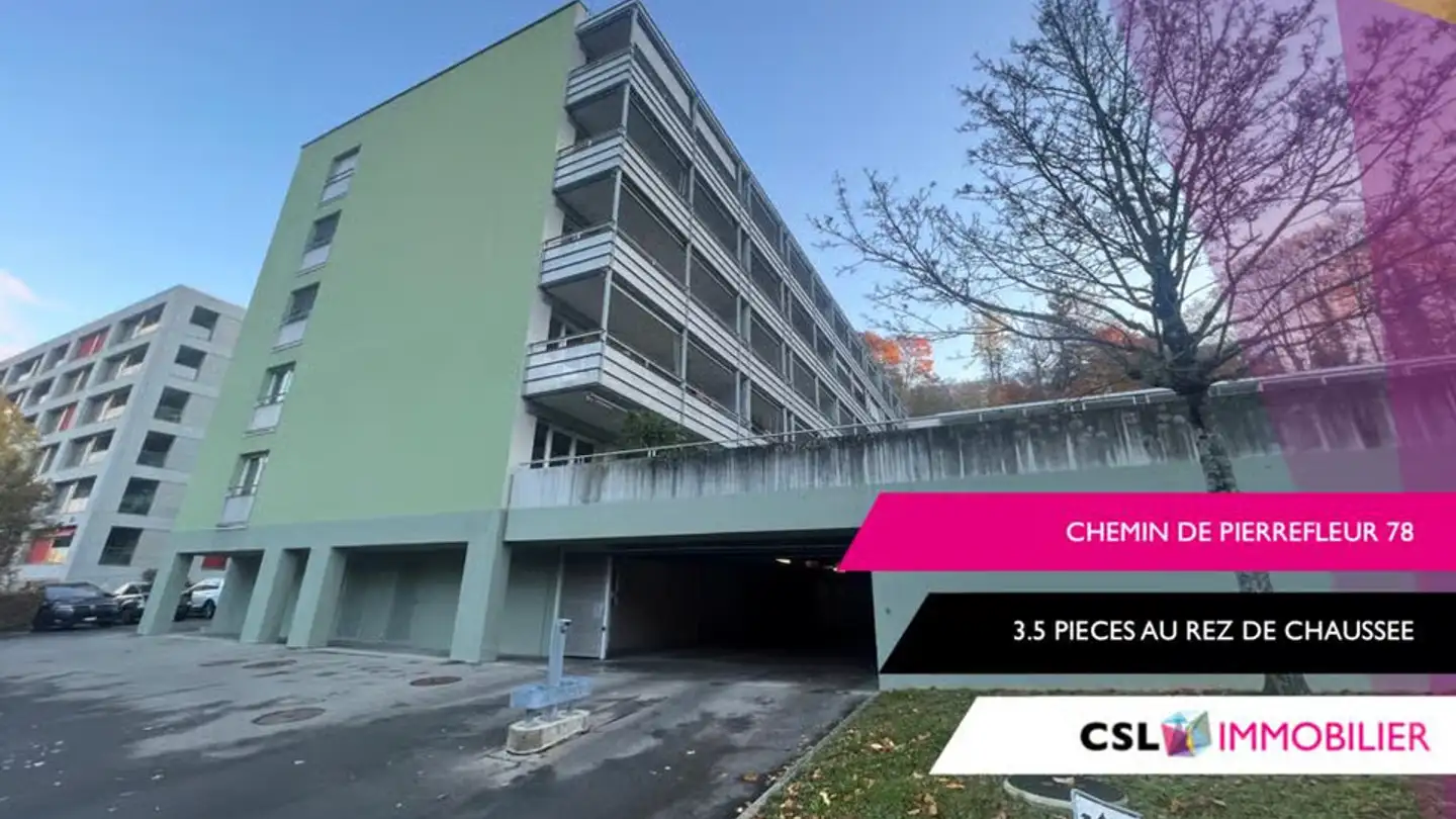 Appartement à louer - Chemin De Pierrefleur 78, 1004 Lausanne