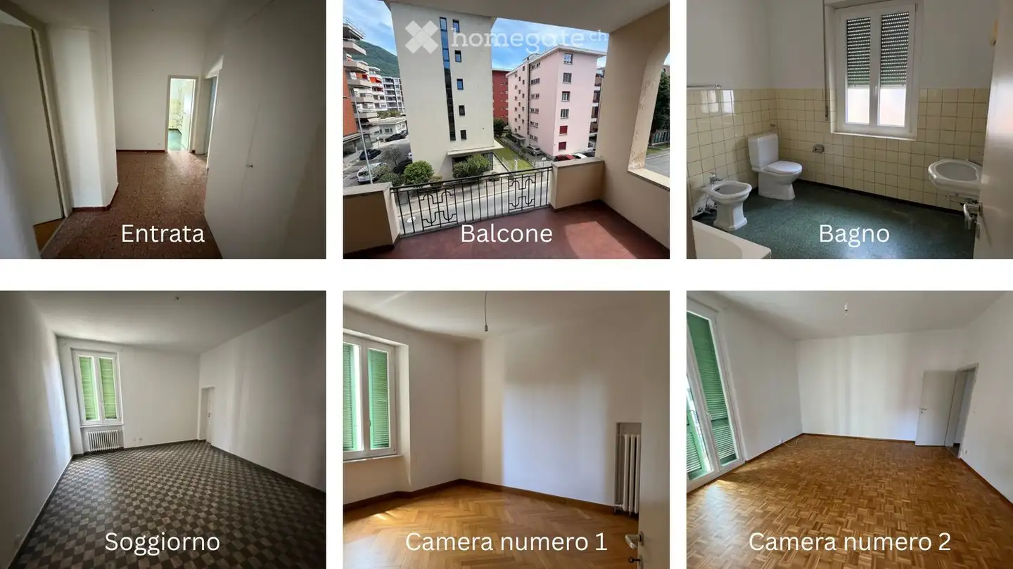 Wohnung mieten - Via Giuseppe Bagutti 33, 6900 Lugano