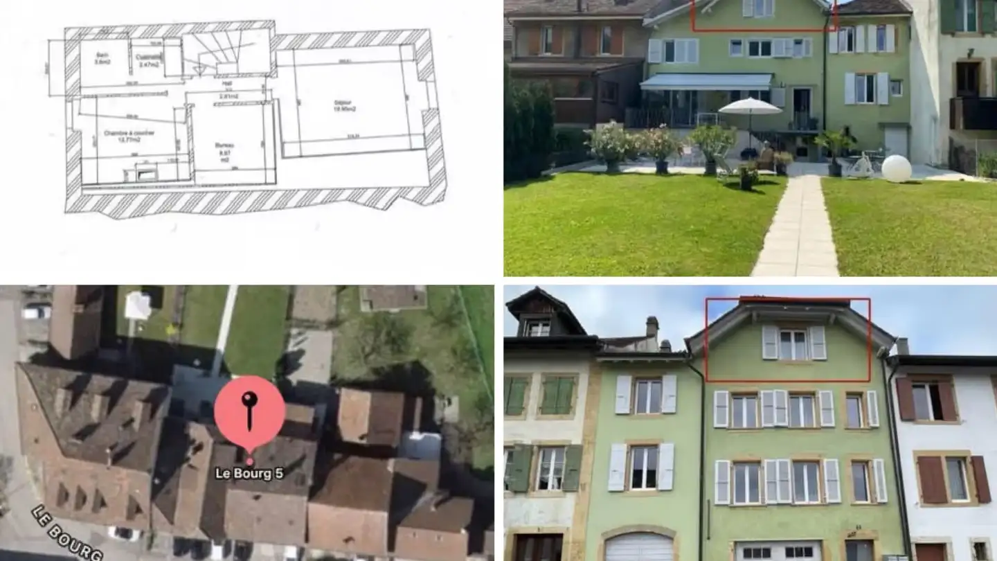 Wohnung mieten - Le Bourg 5, 2087 Cornaux NE - Foto 4
