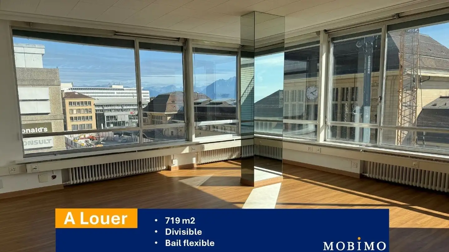 Bürofläche mieten - Place De La Gare 10, 1003 Lausanne