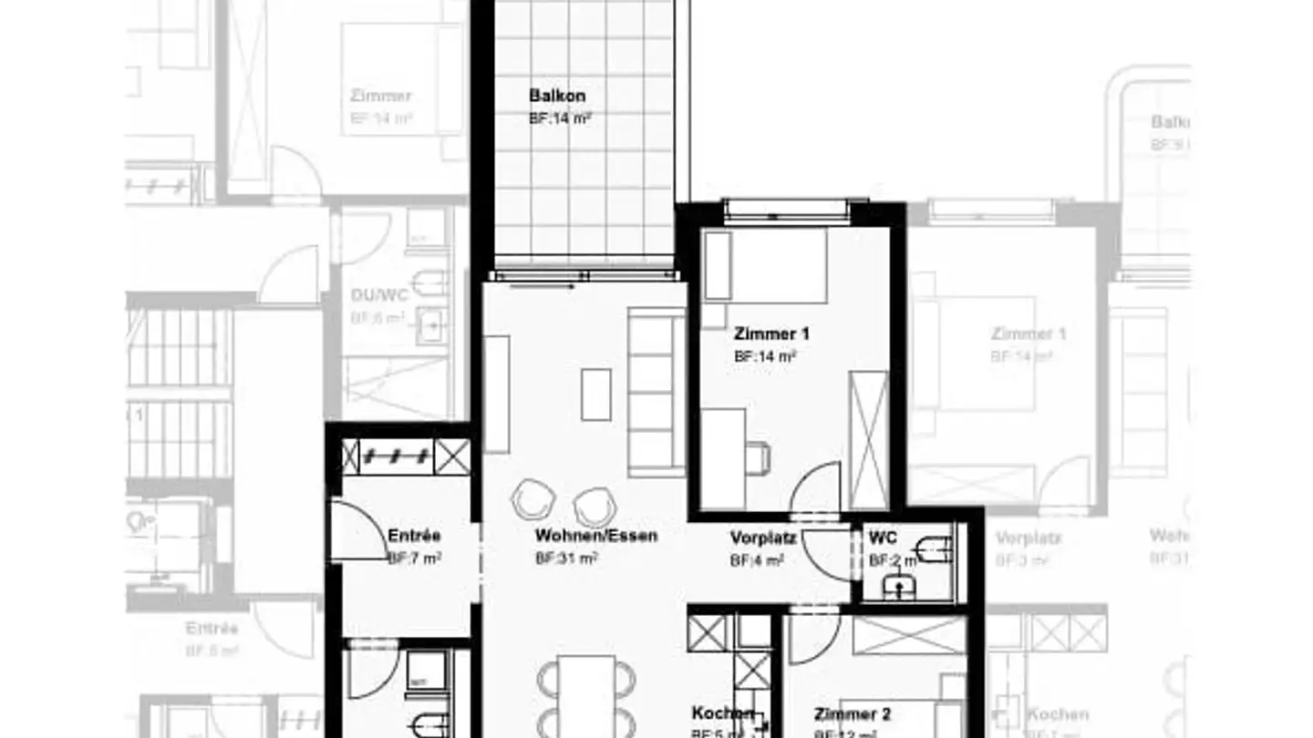 Appartement à louer - Hürststrasse 2, 8050 Zürich - Photo 2