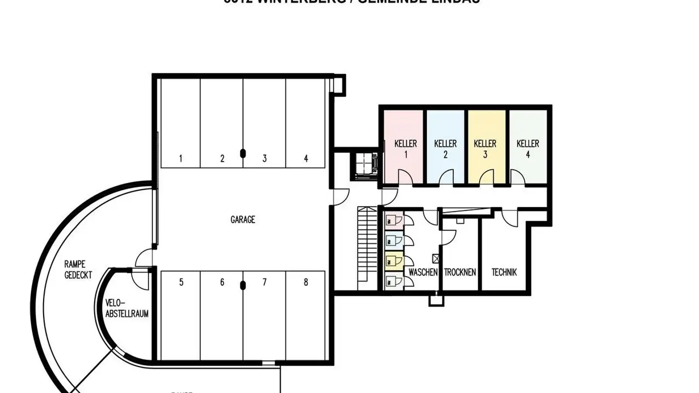 Underground parking space for rent - Schnällböcklerstrasse 23, 8312 Winterberg ZH - Photo 2