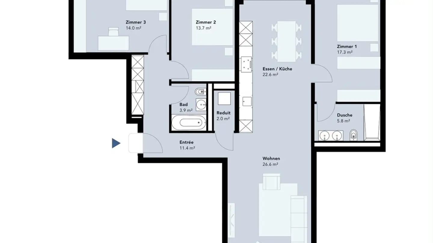 Appartement à louer - 6330 Cham - Photo 2