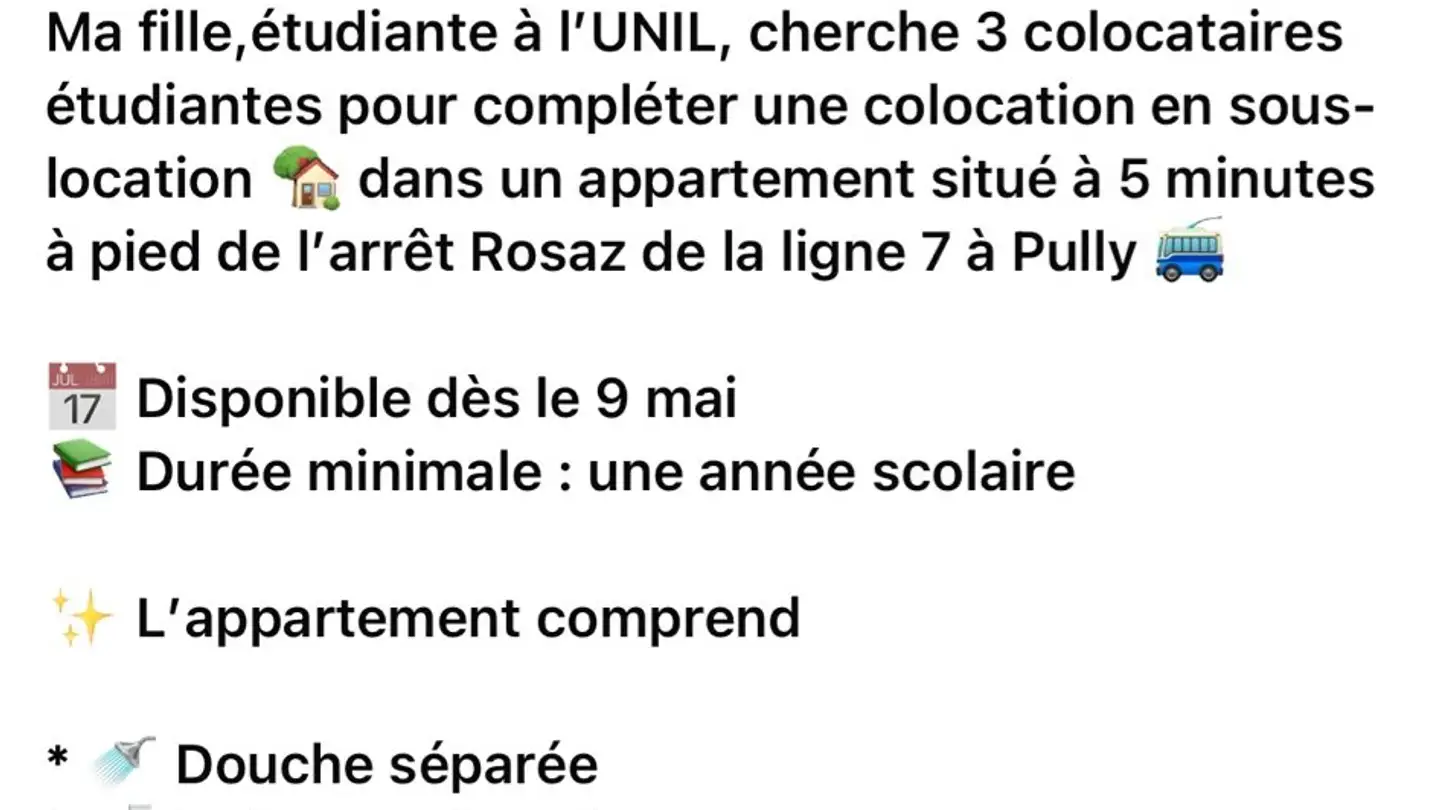 Zimmer mieten - 1009 Pully - Foto 4