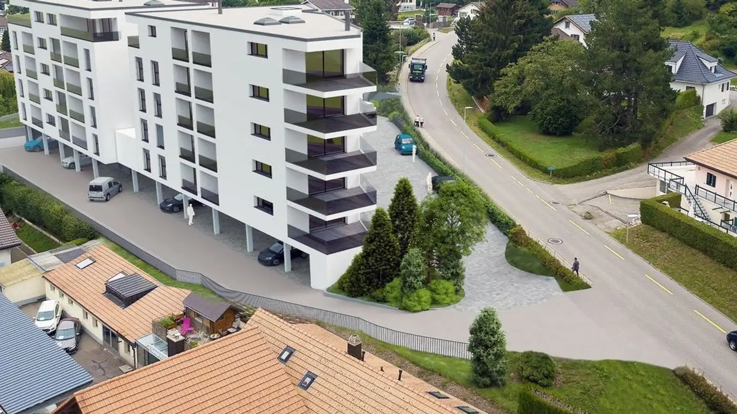 Appartamento in affitto - Route De Bourguillon 1b, 1723 Marly - Foto 2