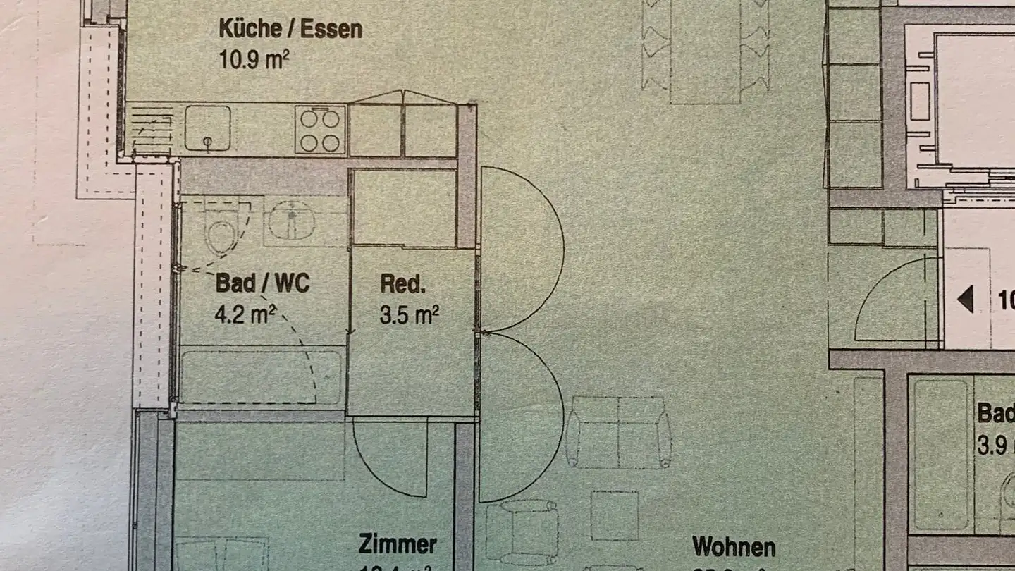 Appartamento in affitto - Im Gütsch 10, 8122 Binz - Foto 2