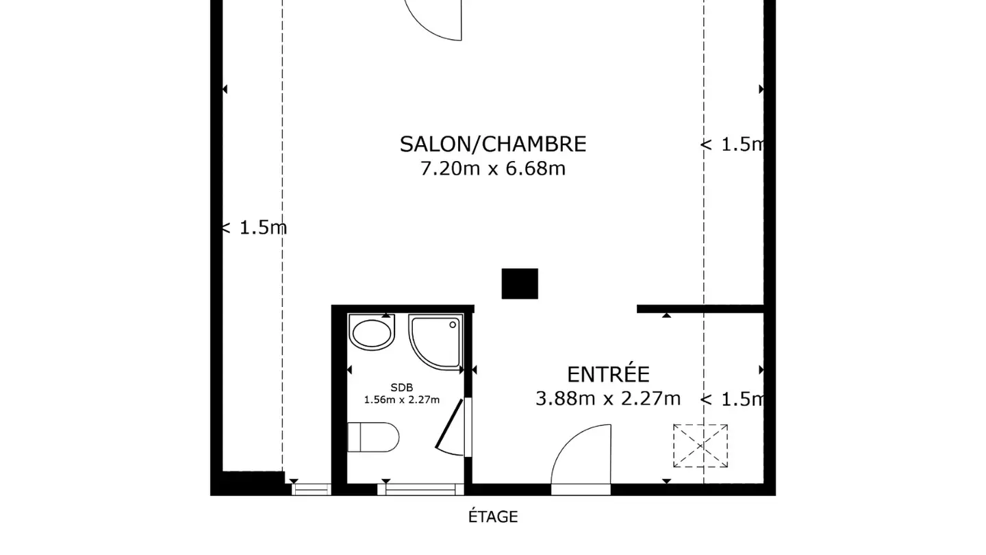 Studio for rent - Chemin De La Carrière 11, 1873 Val-d'Illiez - Photo 4