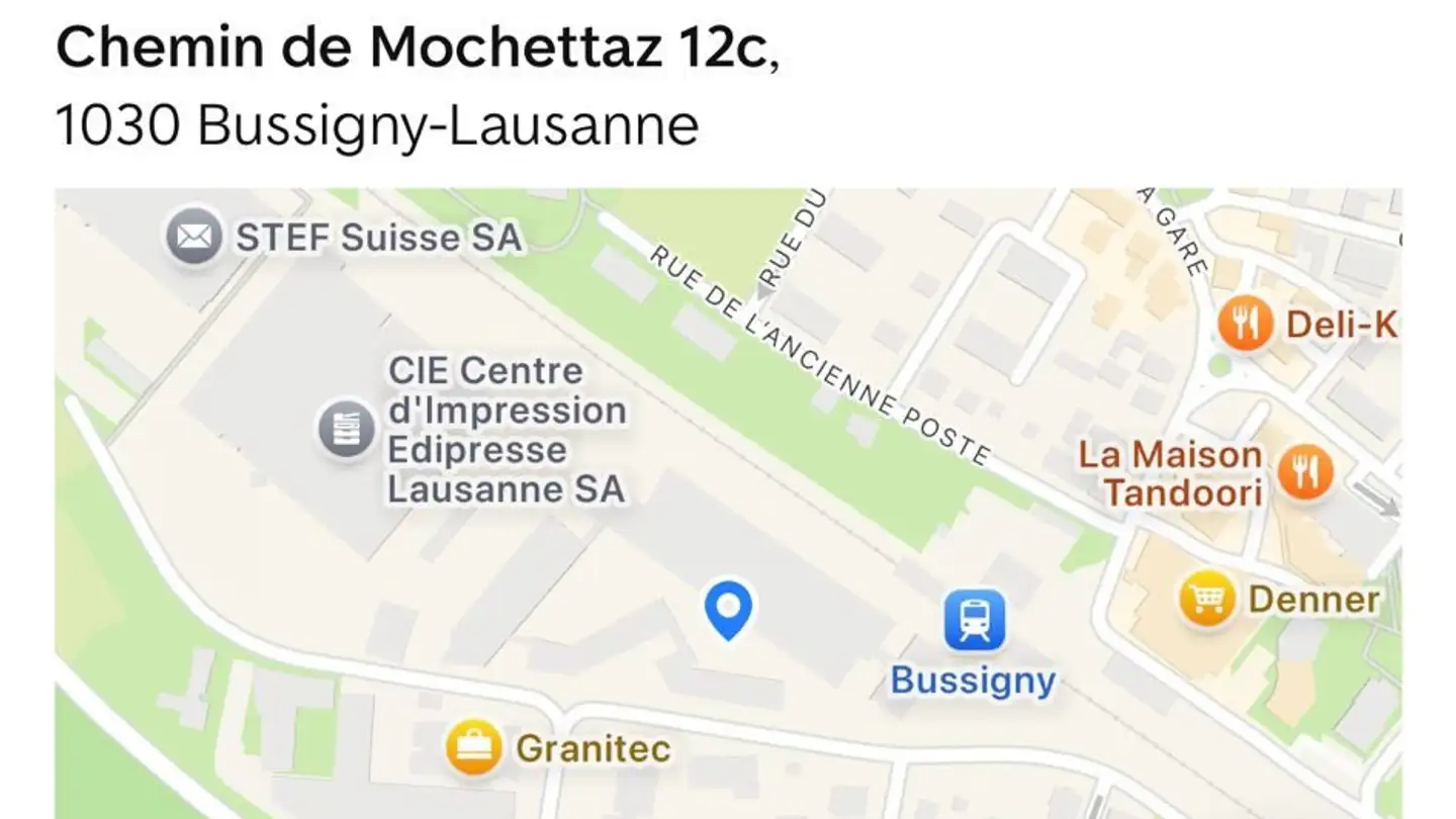 Appartement à louer - 1030 Bussigny