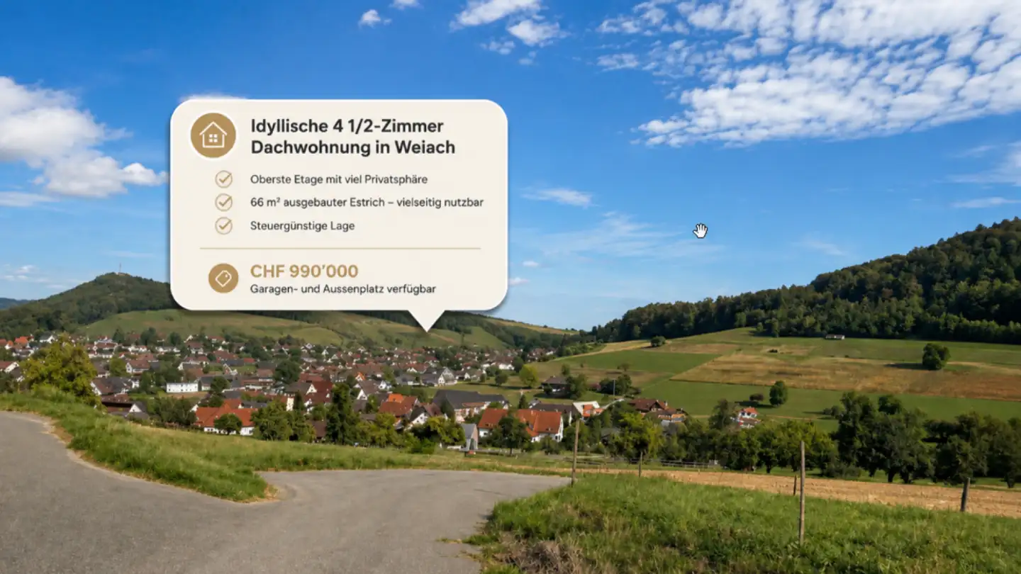 Dachgeschosswohnung kaufen - Obstgartenstrasse 20, 8187 Weiach