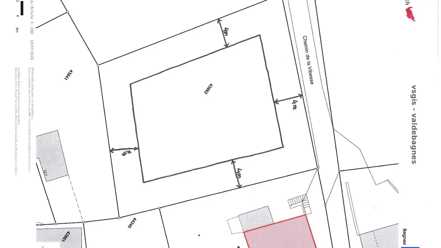 Constructible plot for sale - Chemin De La Vibesse 5, 1933 Vens (Sembrancher) - Photo 4